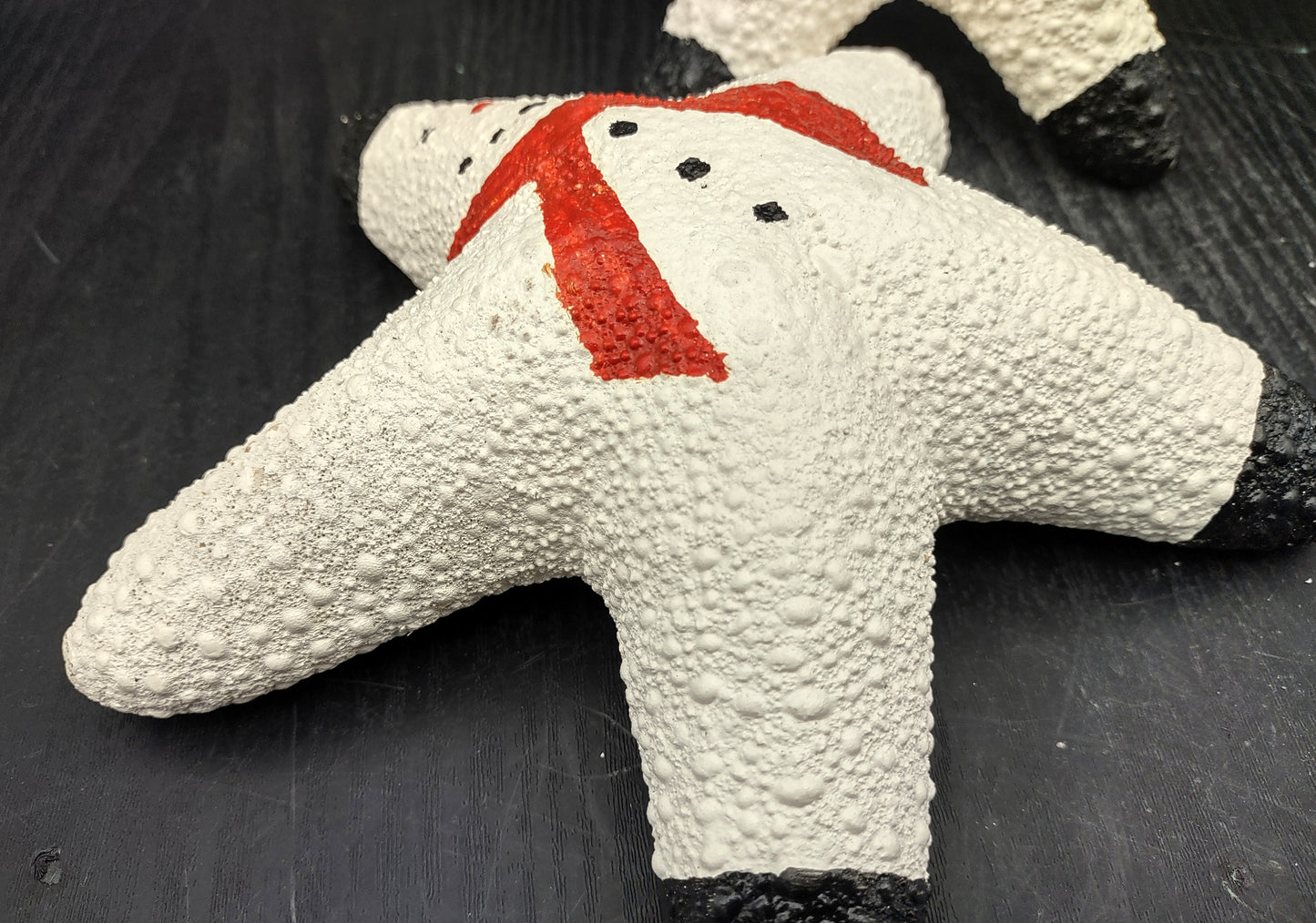 Jungle Starfish Snowman Jungle Starfish Ornament (1 seastar approx. 6+ inches) Real Festive Starfish Xmas Hanging Ornament! Copyright 2024 SeaShellMart.com