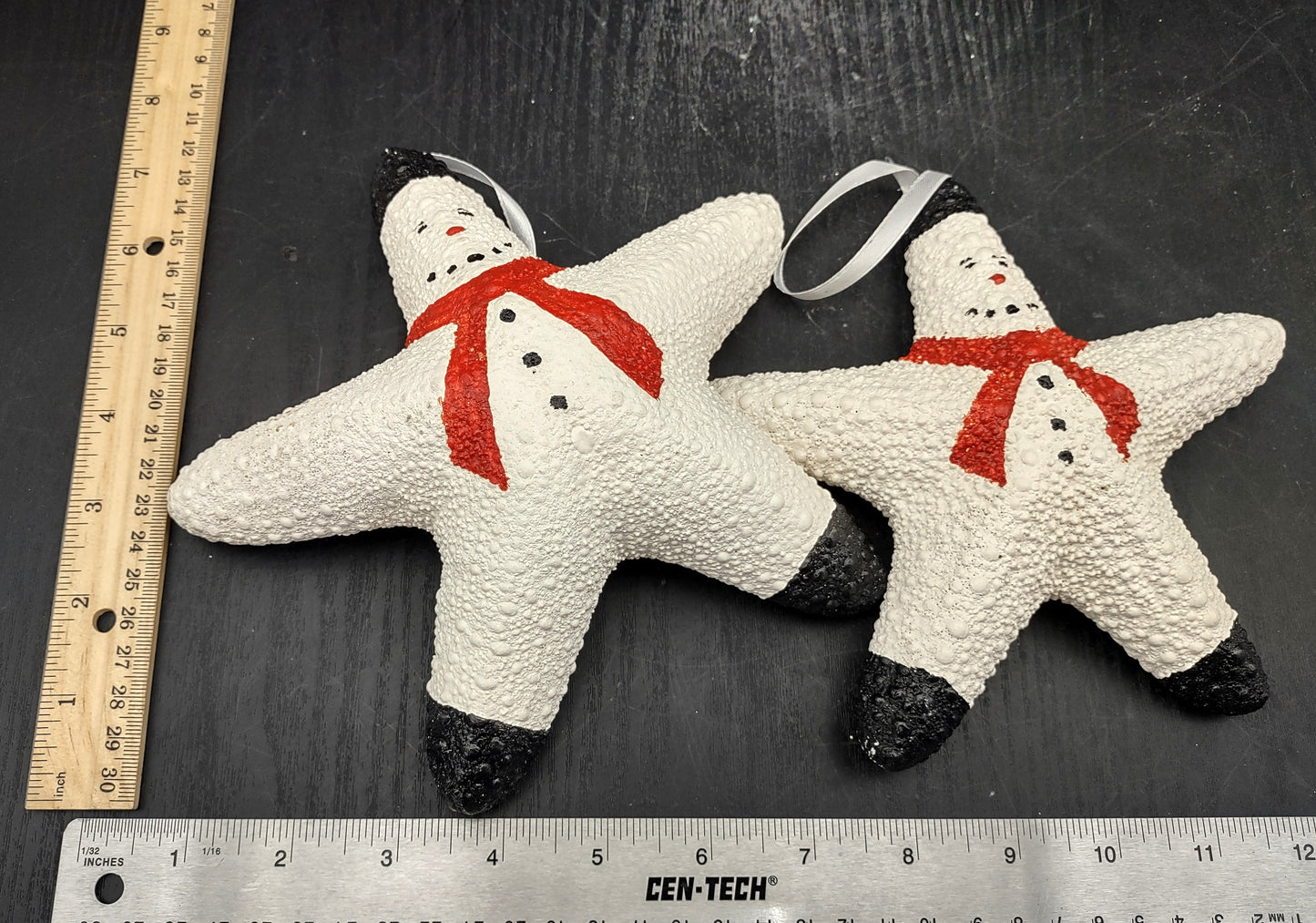 Jungle Starfish Snowman Jungle Starfish Ornament (1 seastar approx. 6+ inches) Real Festive Starfish Xmas Hanging Ornament! Copyright 2024 SeaShellMart.com