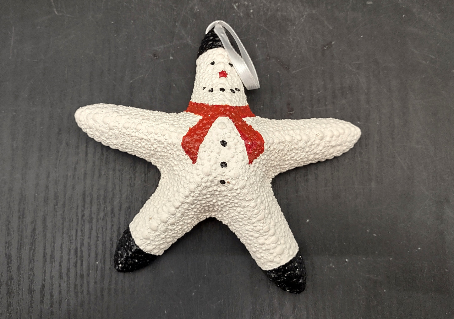 Jungle Starfish Snowman Jungle Starfish Ornament (1 seastar approx. 6+ inches) Real Festive Starfish Xmas Hanging Ornament! Copyright 2024 SeaShellMart.com