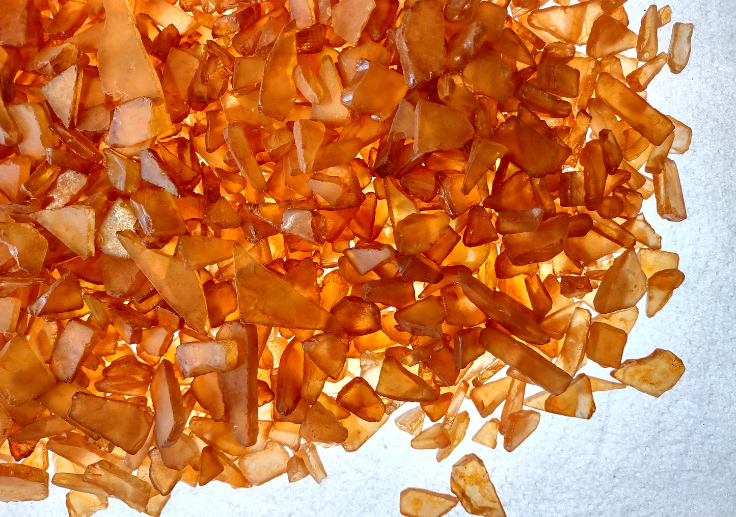 Beach Sea Glass Rough Light Brown Medium Tumbled (approx. 1 kilogram 0.5-1+ inches) Man made tumbled sea glass fragments!