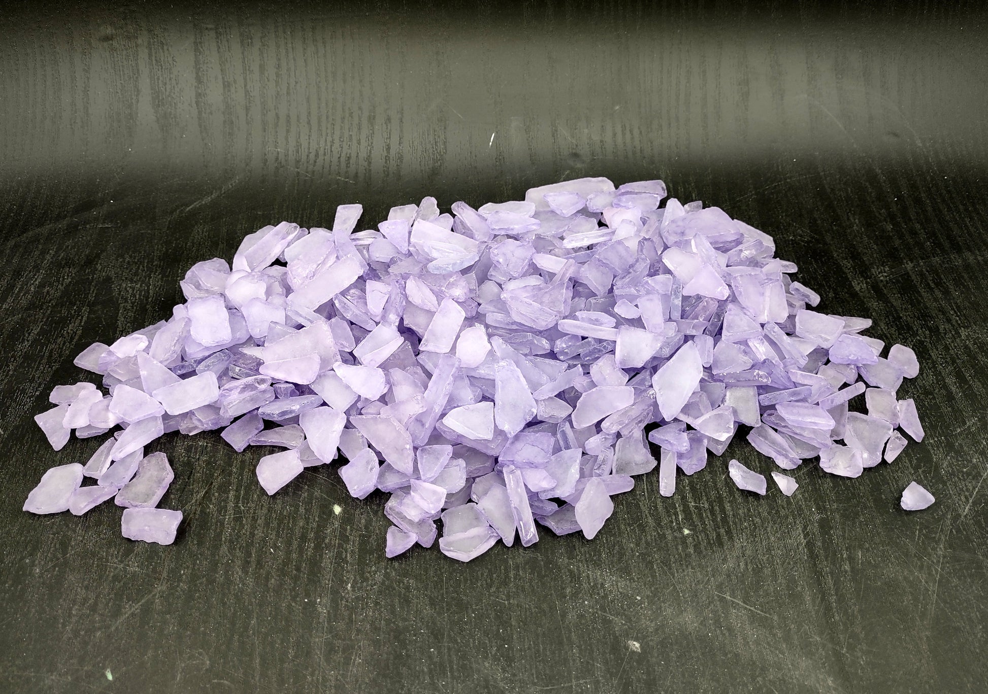 Beach Sea Glass Rough Light Lavender Medium Tumbled (approx. 1 kilogram 0.5-1+ inches) Man made sea glass fragments. Copyright 2024 Seashellsupply.com