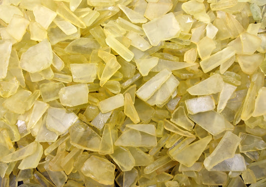 Beach Sea Glass Rough Yellow Green Medium (approx. 10 pounds 0.5-1+ inches) Man made tumbled sea glass fragments!