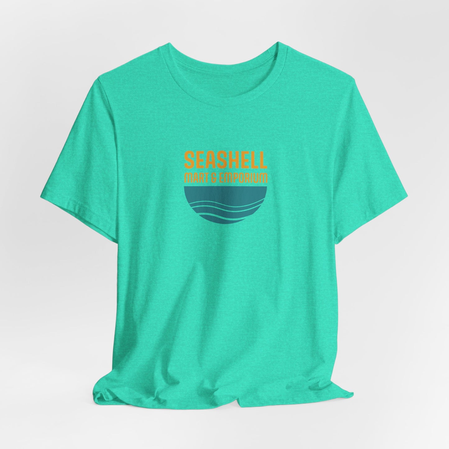 2 Tone Logo Shirt Seashell Mart & Emporium (Unisex Jersey Short Sleeve Tee By Seashell Mart And Emporium) - 5 colors