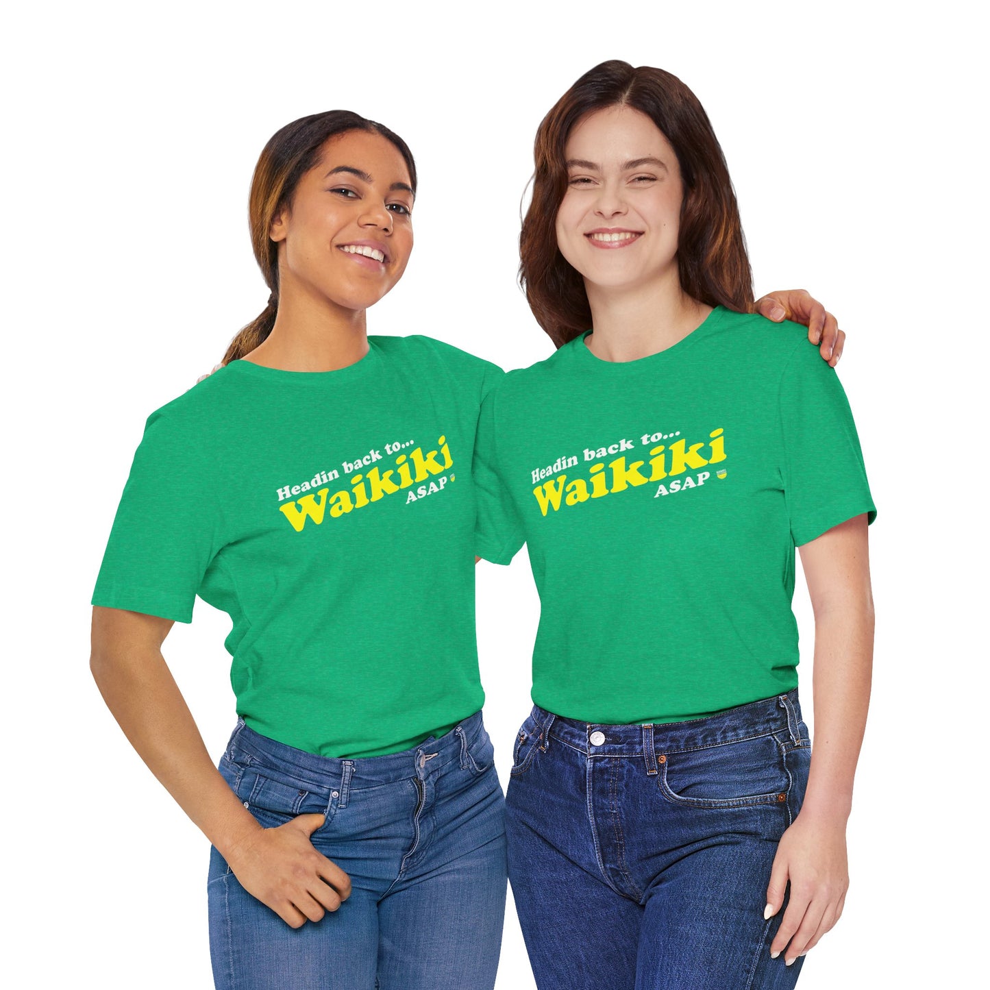 Waikiki Shirt Headin Back ASAP (Unisex Jersey Short Sleeve Tee By Seashell Mart And Emporium) - 6 colors