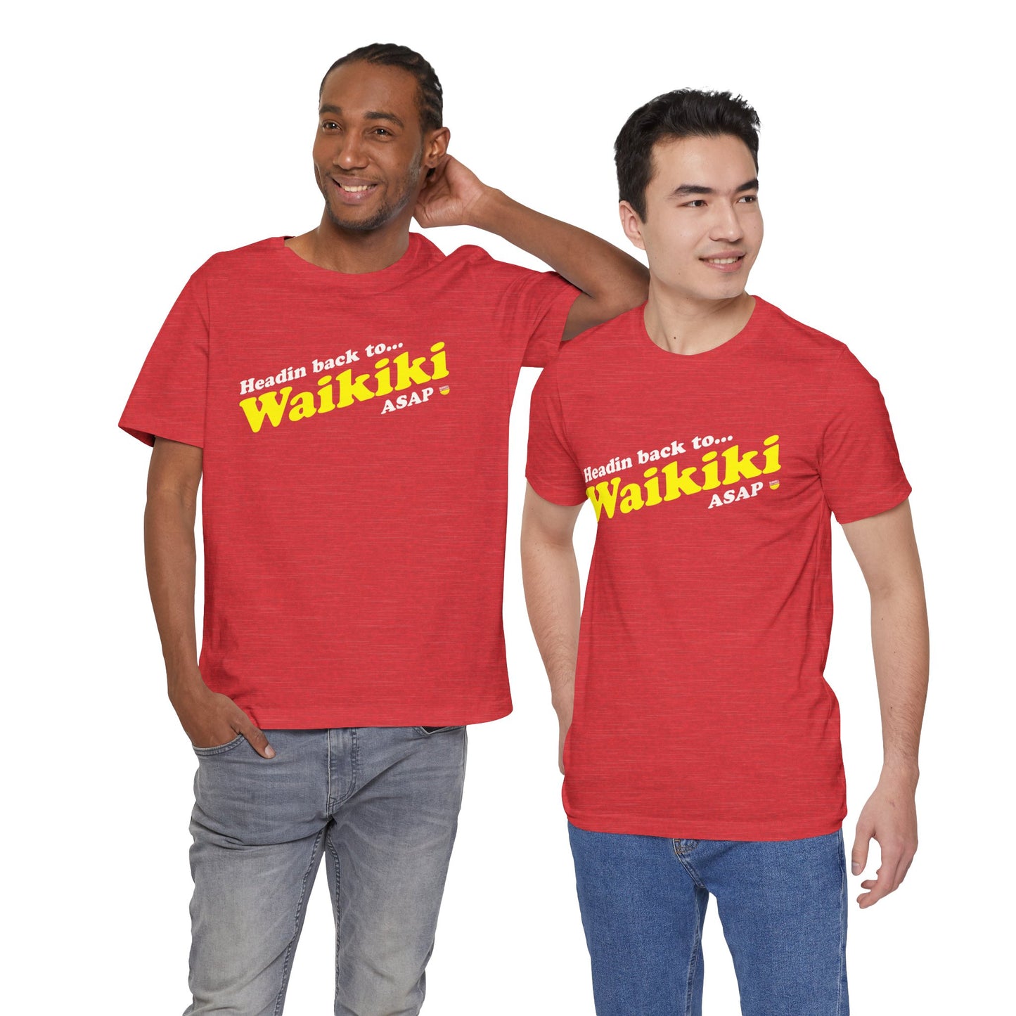 Waikiki Shirt Headin Back ASAP (Unisex Jersey Short Sleeve Tee By Seashell Mart And Emporium) - 6 colors
