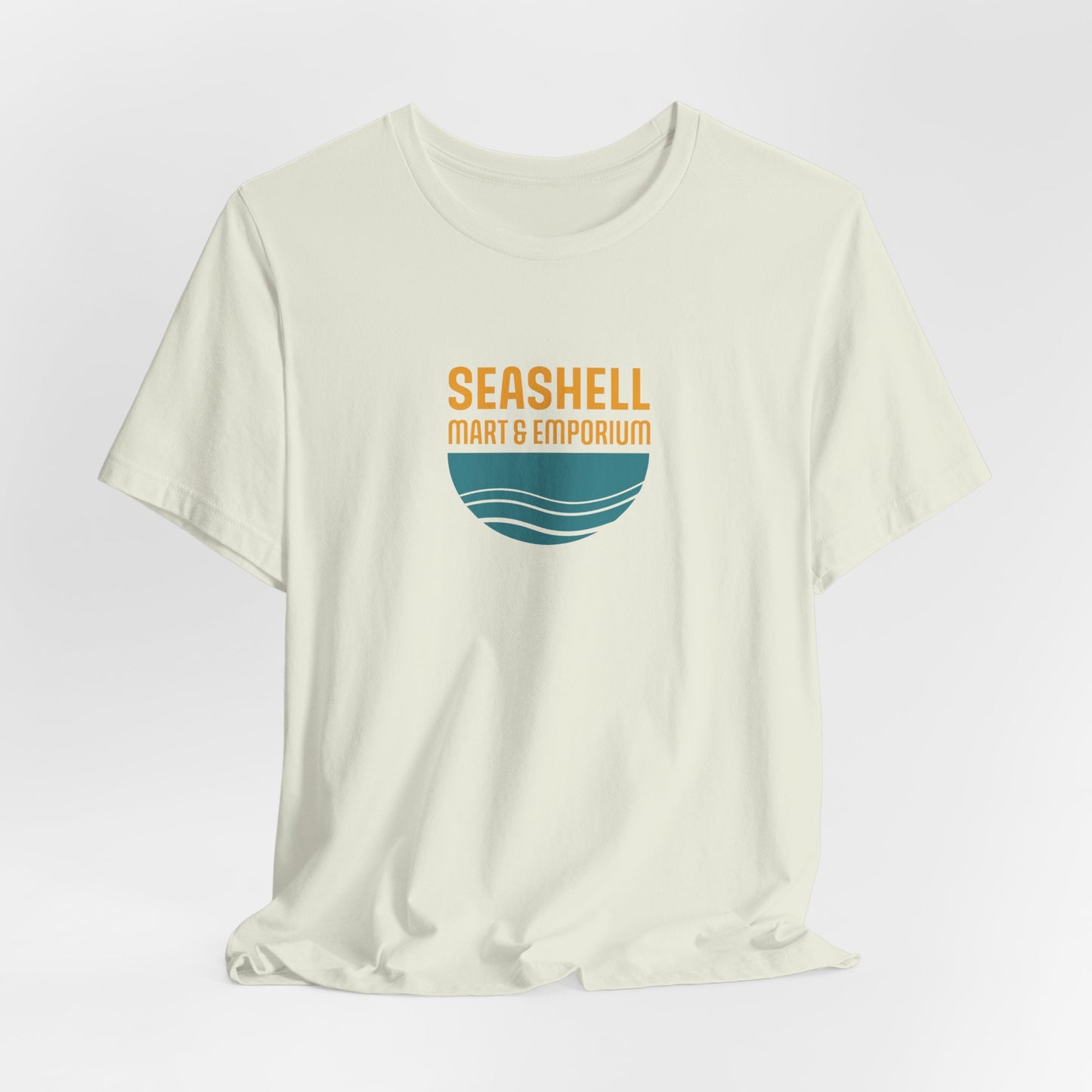 2 Tone Logo Shirt Seashell Mart & Emporium (Unisex Jersey Short Sleeve Tee By Seashell Mart And Emporium) - 5 colors