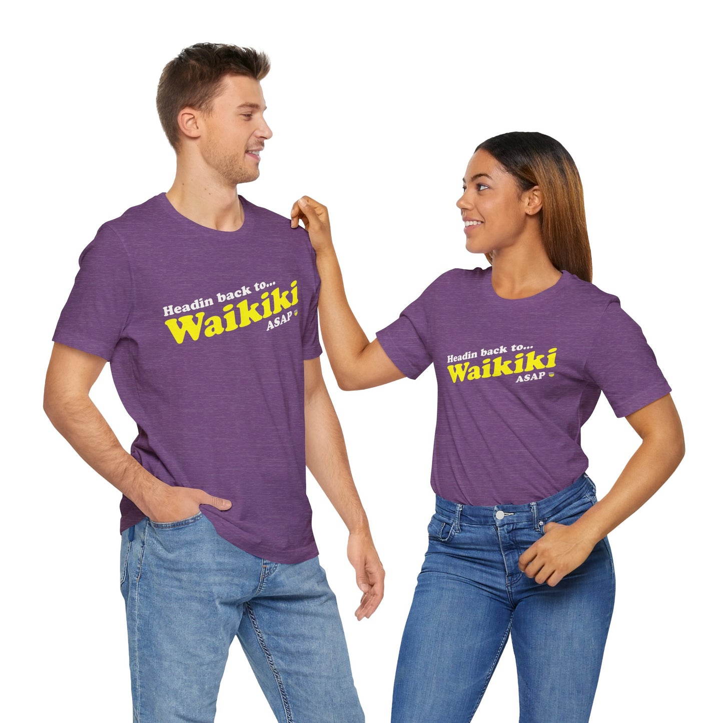 Waikiki Shirt Headin Back ASAP (Unisex Jersey Short Sleeve Tee By Seashell Mart And Emporium) - 6 colors