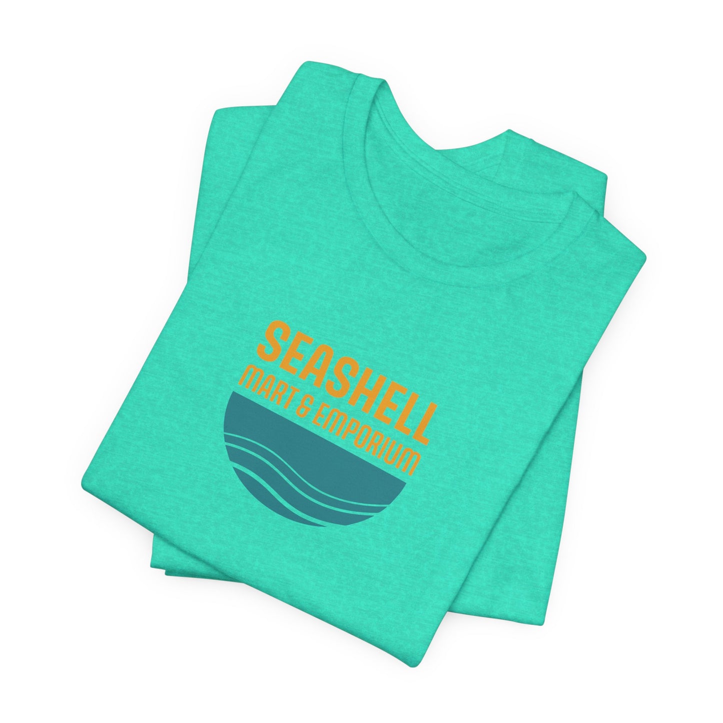 2 Tone Logo Shirt Seashell Mart & Emporium (Unisex Jersey Short Sleeve Tee By Seashell Mart And Emporium) - 5 colors