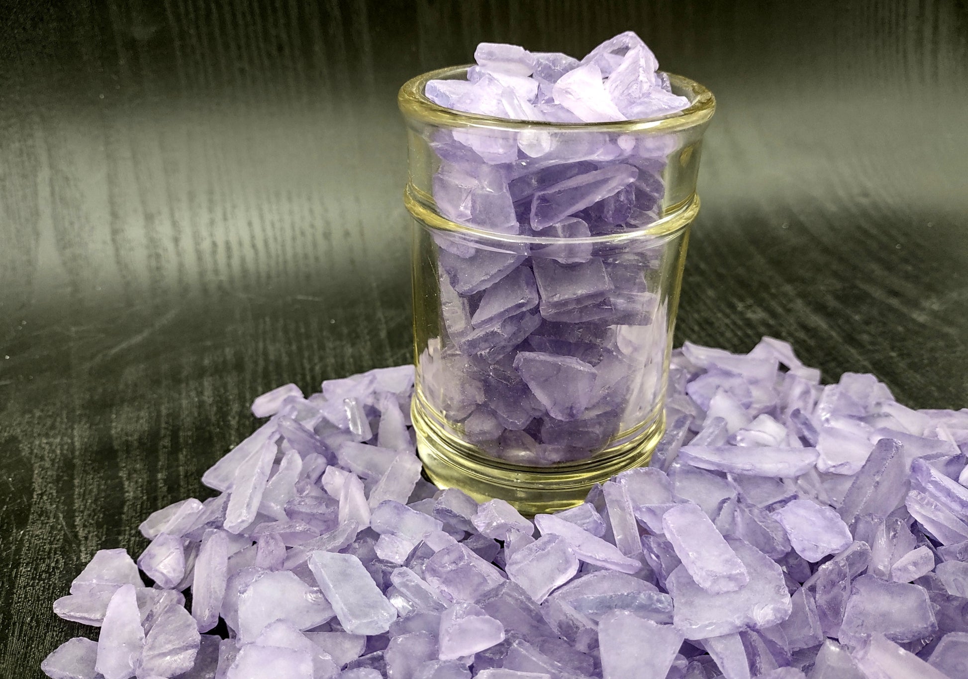 Beach Sea Glass Rough Light Lavender Medium Tumbled (approx. 1 kilogram 0.5-1+ inches) Man made sea glass fragments. Copyright 2024 Seashellsupply.com