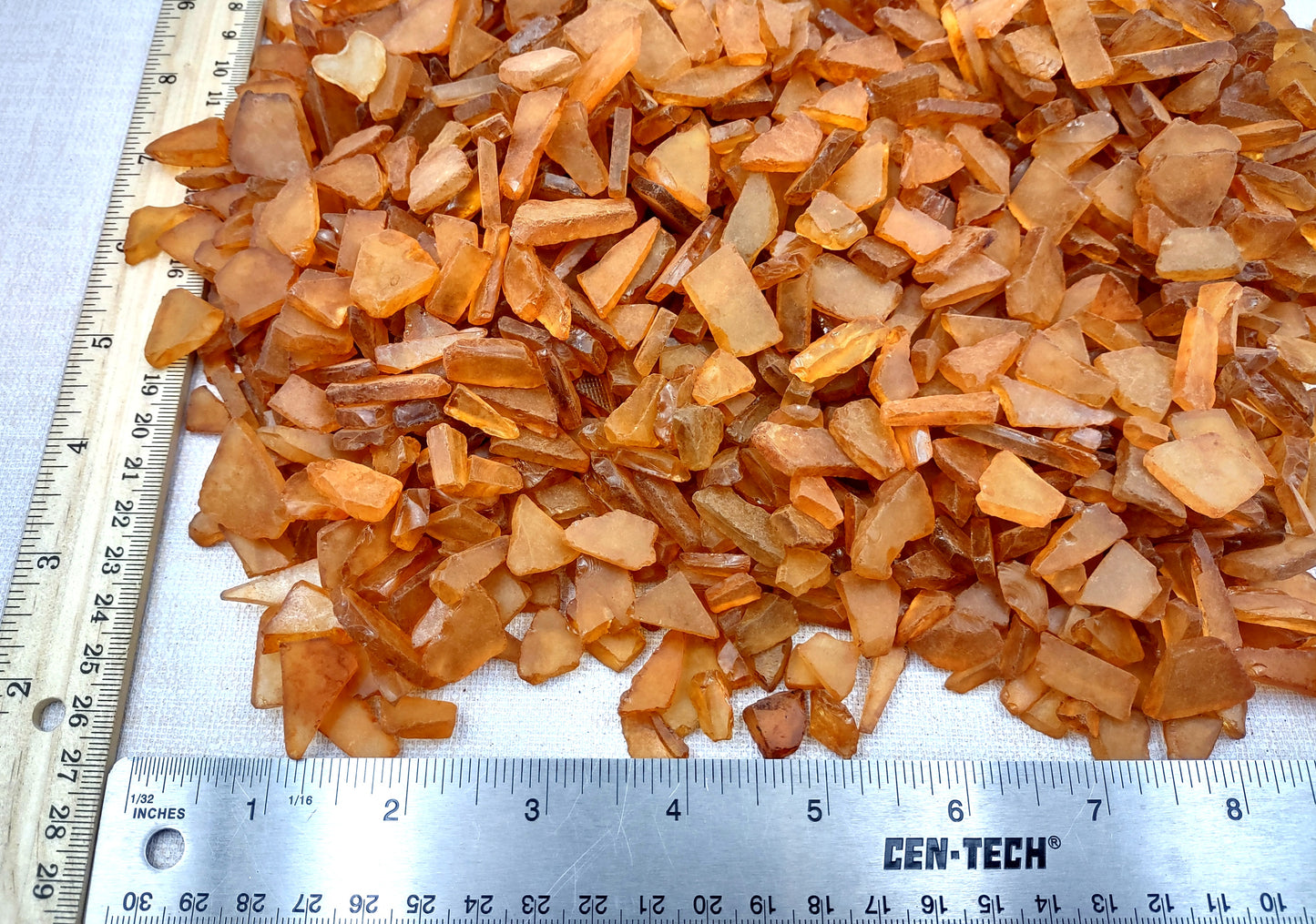 Beach Sea Glass Rough Light Brown Medium Tumbled (approx. 1 kilogram 0.5-1+ inches) Man made tumbled sea glass fragments!