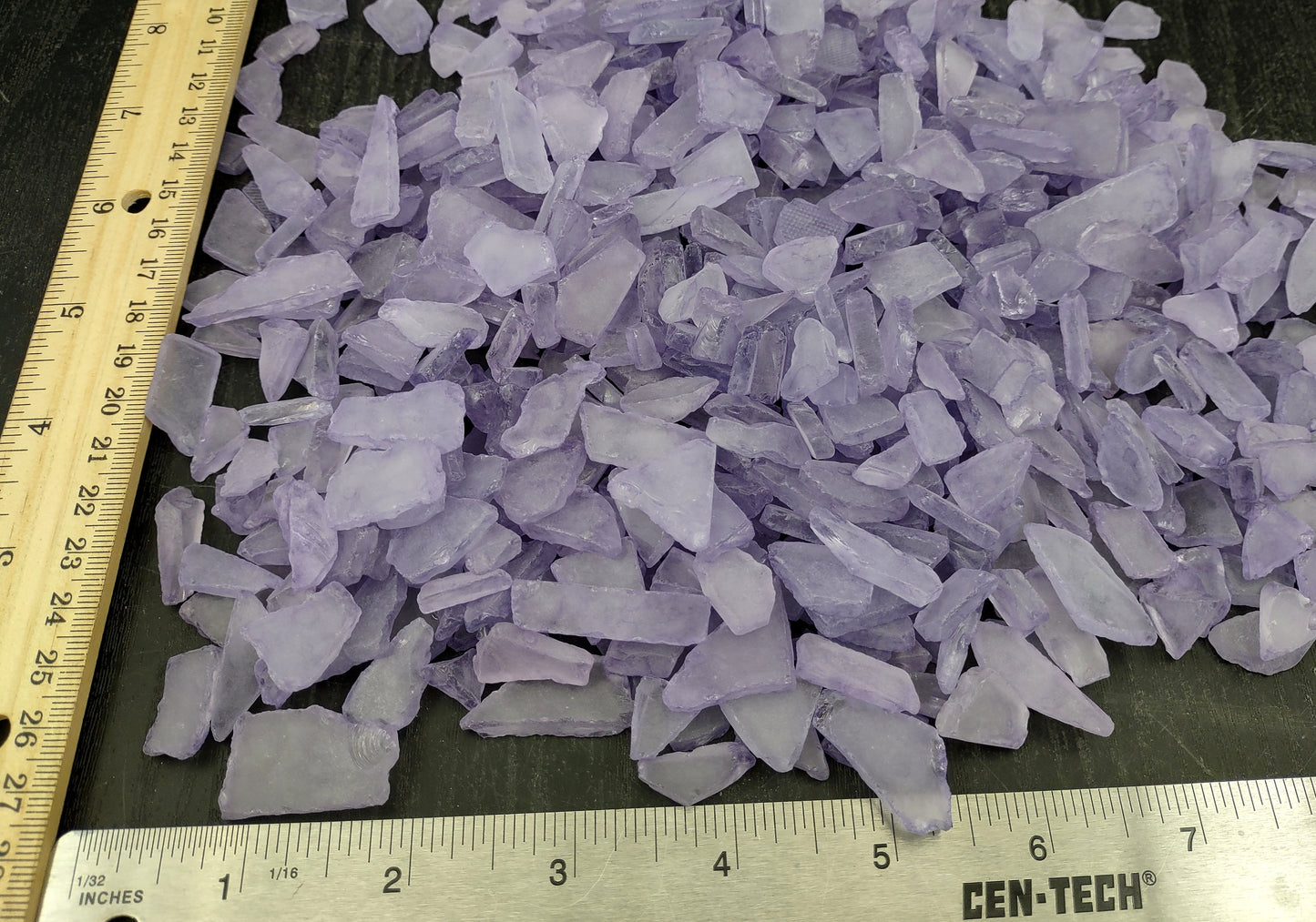 Beach Sea Glass Rough Light Lavender Medium Tumbled (approx. 1 kilogram 0.5-1+ inches) Man made sea glass fragments. Copyright 2024 Seashellsupply.com