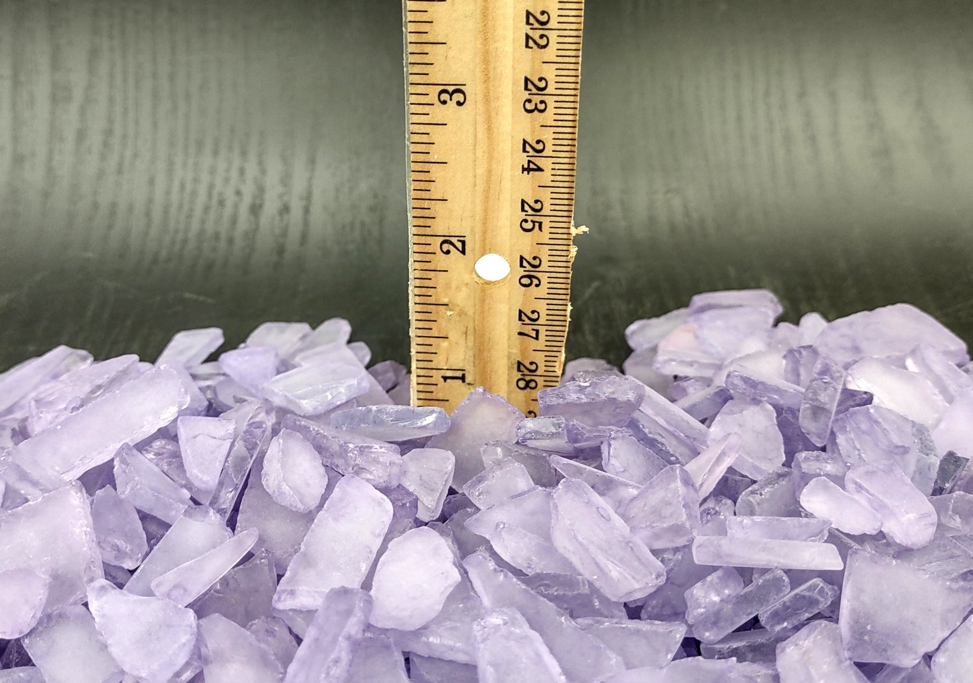 Beach Sea Glass Rough Light Lavender Medium Tumbled (approx. 1 kilogram 0.5-1+ inches) Man made sea glass fragments. Copyright 2024 Seashellsupply.com