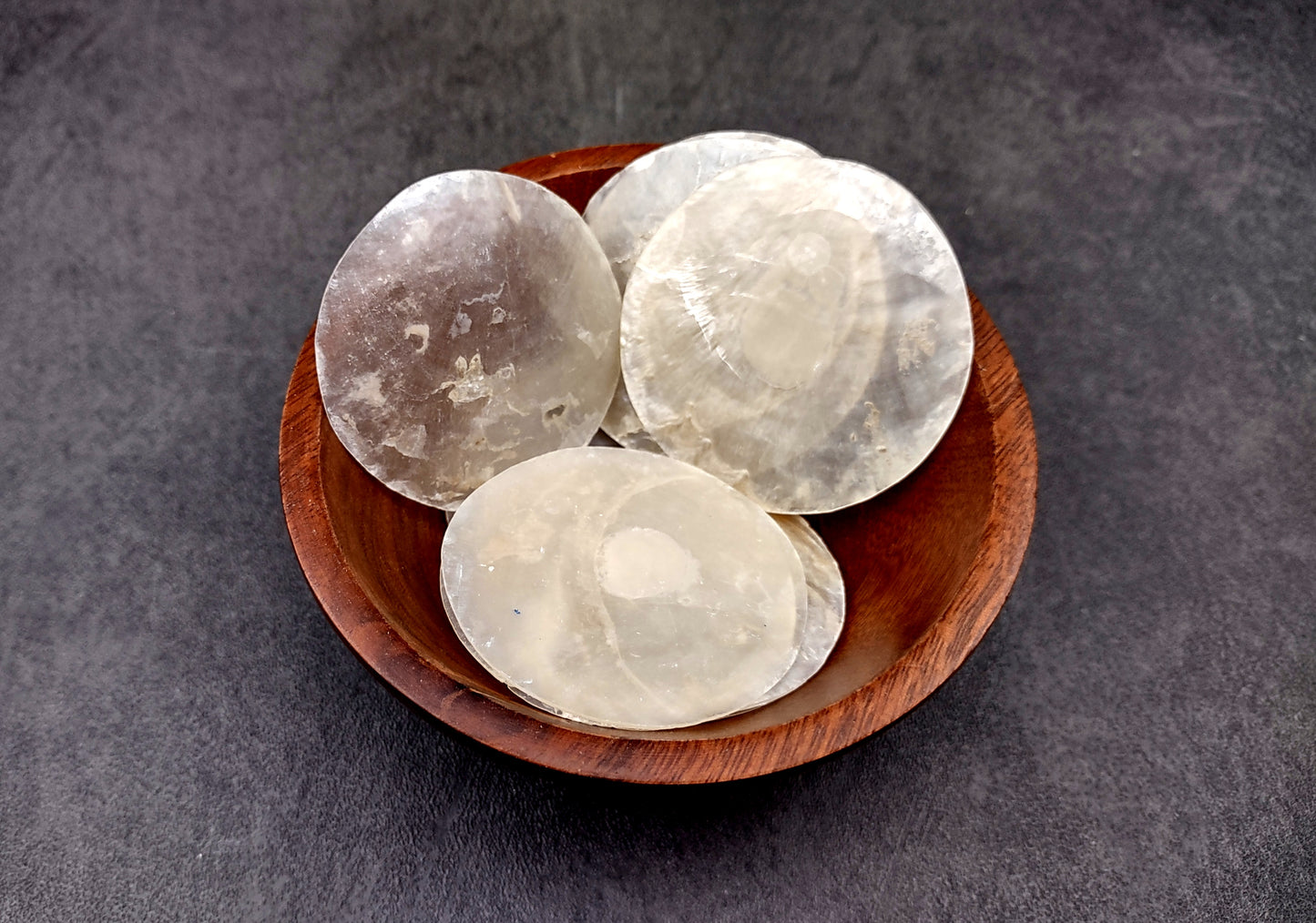Capiz Round Cut Seashells Placuna Placenta (10 shells approx. 2+ inches) Swell shells for coastal crafting décor & collections!