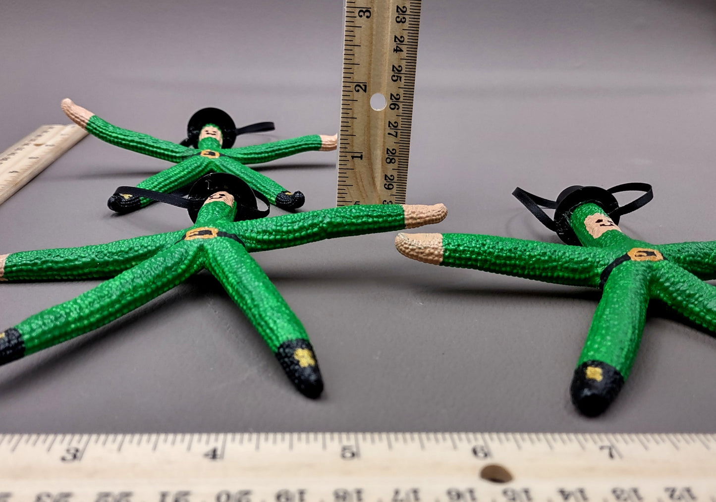 Starfish Leprechaun Ornament Green Linckia Starfish (1 seastar approx. 4-5+ inches) Irish Saint Patrick's Day or Xmas starfish decoration!