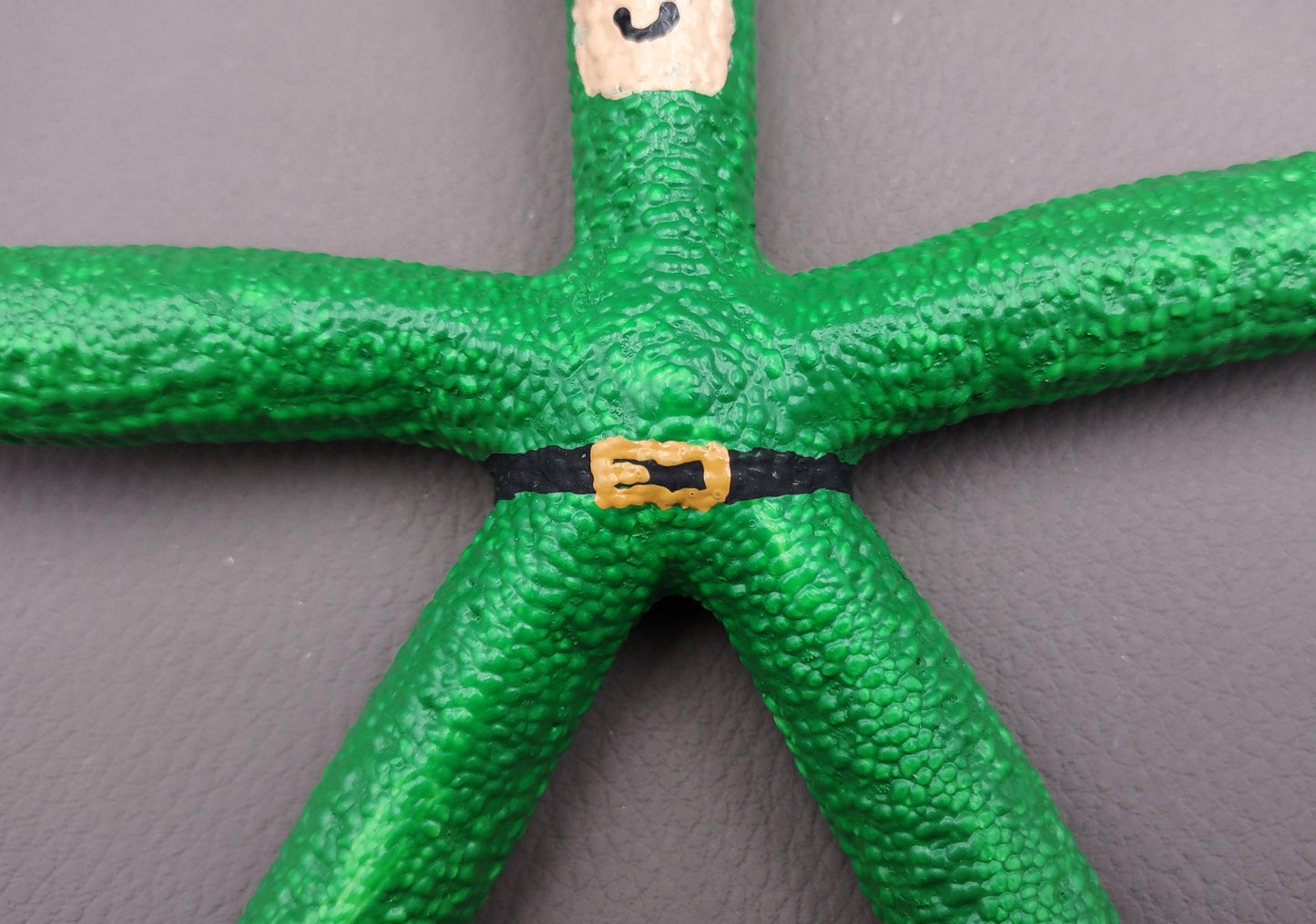 Starfish Leprechaun Ornament Green Linckia Starfish (1 seastar approx. 4-5+ inches) Irish Saint Patrick's Day or Xmas starfish decoration!