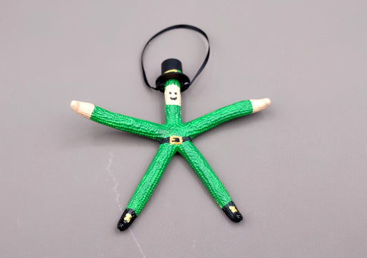 Starfish Leprechaun Ornament Green Linckia Starfish (1 seastar approx. 4-5+ inches) Irish Saint Patrick's Day or Xmas starfish decoration!